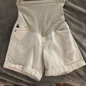 White AG MATERNITY shorts